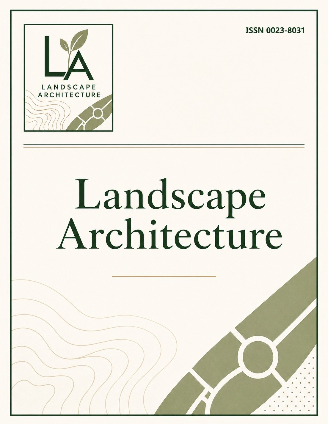 Landscape Architecture - Cover